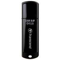 Флеш-диск 64 GB TRANSCEND Jetflash 700 USB 3.0, черный, TS64GJF700 513178