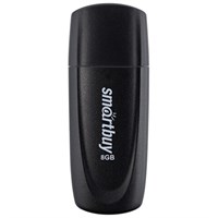 Флеш-диск 8 GB SMARTBUY Scout USB 2.0, черный, SB008GB2SCK 513758