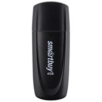 Флеш-диск 4 GB SMARTBUY Scout USB 2.0, черный, SB004GB2SCK 513756