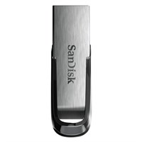 Флеш-диск 16 GB, SANDISK Ultra Flair, USB 3.0, металлический корпус, серебристый, SDCZ73-016G-G46 512263