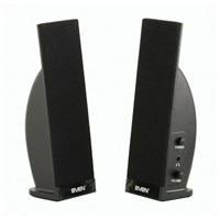 Колонки компьютерные SVEN 230, 2.0, 2х2 Вт, пластик, черные, SV-0110230BK 512932