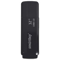 Флеш-диск 32 GB SMARTBUY Dock USB 3.0, черный, SB32GBDK-K3 513061