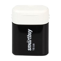 Флеш-диск 16 GB, SMARTBUY Lara, USB 2.0, черный, SB16GBLARA-K 512797