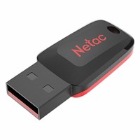 Флеш-диск 8GB NETAC U197, USB 2.0, черный, NT03U197N-008G-20BK 513706