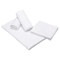 Полотенце одноразовое белое 35х70 см, КОМПЛЕКТ 50 шт., спанлейс 40 г/м2, ЧИСТОВЬЕ, 02-259 630188