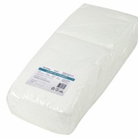 Полотенце одноразовое белое 45х90 см, КОМПЛЕКТ 50 шт., спанлейс 40 г/м2, ЧИСТОВЬЕ, 02-976 630189