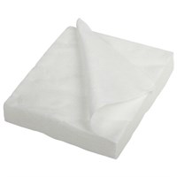 Салфетка одноразовая белая 20х20 см, КОМПЛЕКТ 100 шт., спанлейс, 40 г/м2, ЧИСТОВЬЕ, 00-144 630229