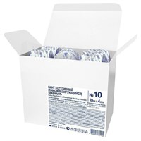 Бинт эластичный самофиксирующийся 10 м х 4 см, белый, КОМПЛЕКТ 10 шт., 