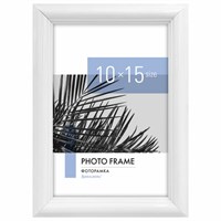 Рамка 10х15 см небьющаяся, багет 17,5 мм, пластик, BRAUBERG 