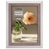 Рамка 15х21 см небьющаяся, багет 30 мм, пластик, BRAUBERG 