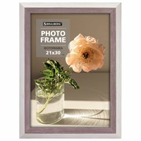 Рамка 21х30 см небьющаяся, багет 30 мм, пластик, BRAUBERG 