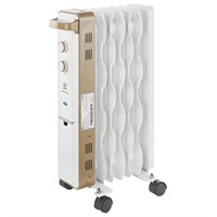 Обогреватель масляный ELECTROLUX EOH/M-9157, 1500 Вт, 7 секций, белый/золотистый, НС-1100762 453481