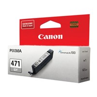 Картридж струйный CANON (CLI-471GY) PIXMA MG5740/MG6840/MG7740, серый, оригинальный, ресурс 780 стр., 0404C001 362265