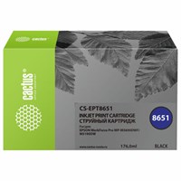 Картридж струйный CACTUS (CS-EPT8651) для Epson WF5190/5690, черный 364177