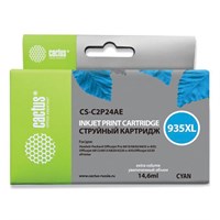 Картридж струйный CACTUS (CS-C2P24AE) для HP Officejet Pro 6830/6230, голубой 362829