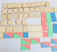 «Звуковая схема слова» для школьников с набором: планшет, схемы и буквы
