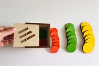 Игра "3 круга"(каждого цвета по 7 шт.)