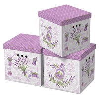 Короб для хранения из плотного микрогофрокартона 315х315х315 мм, КОМПЛЕКТ 3 шт., BRAUBERG HOME 