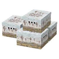 Короб для хранения из микрогофрокартона 330х250х185 мм, КОМПЛЕКТ 4 шт., 271815 271815