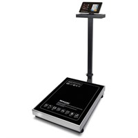Весы напольные MERTECH M-ER 333ACLP-300.50/100 LED (2-300 кг), дискретность 100 г, платформа 600x800 мм, со стойкой, 3615 290788