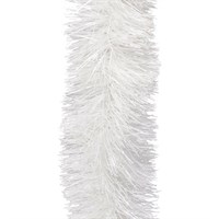 Мишура 1 штука, диаметр 100 мм, длина 2 м, белая, 71727 591166