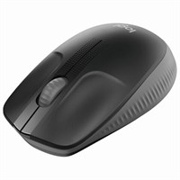 Мышь беспроводная LOGITECH M190, 2 кнопки+1 колесо-кнопка, оптическая, чёрно-серый 910-005905 513509