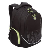 Рюкзак GRIZZLY школьный, анатомическая спинка, 3 отделения, для мальчиков, 