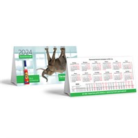Календарь-домик на 2024 г., корпоративный базовый, дилерский, БИЗНЕСМЕНЮ, 505972 505972