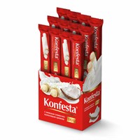 Конфеты KONFESTA DUO со сливочно-кокосовым кремом, вафельные, 36 г, в шоубоксе 623138