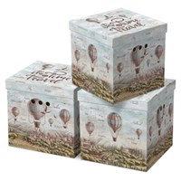 Короб для хранения из микрогофрокартона 315х315х315 мм, КОМПЛЕКТ 3 шт., 271819 271819