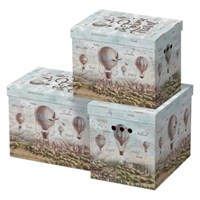 Короб для хранения из микрогофрокартона 380х280х315 мм, КОМПЛЕКТ 3 шт., 271823 271823