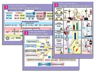 Комплект таблиц по орг. химии "Реакции органических веществ" (6 табл., формат А1, лам.)