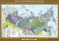 Учебн. карта "Растительность России" 100х140 8270ED