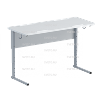 Стол ученический на прямоугольной трубе с литой кромкой. СТО2.02прР(R)403400