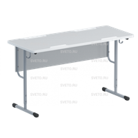 Стол ученический на круглой трубе с литой кромкой. (R)403402