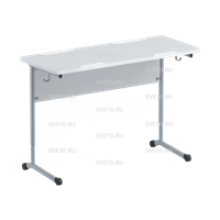 Стол ученический на плоскоовальной трубе с литой кромкой. СТО2.03поР(R)403401