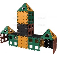 Набор Полидрон Супер-гигант. Доп цвета (шрифт - русский Брайль) 3-7 лет. 70-71210-РБ-10