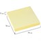 Блок самоклеящийся (стикеры) BRAUBERG, ПАСТЕЛЬНЫЙ, 76х76 мм, 100 листов, желтый, 122690 122690