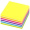 Блок самоклеящийся (стикеры) BRAUBERG НЕОНОВЫЙ 76х76 мм, 400 листов, 7 цветов, 111350 111350