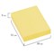 Блок самоклеящийся (стикеры) BRAUBERG, ПАСТЕЛЬНЫЙ, 38х51 мм, 100 листов, КОМПЛЕКТ 2 штуки, желтый, 122688 122688