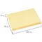 Блок самоклеящийся (стикеры) BRAUBERG, ПАСТЕЛЬНЫЙ, 76х102 мм, 100 листов, желтый, 122691 122691