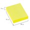Блок самоклеящийся (стикеры), BRAUBERG, НЕОНОВЫЙ, 38х51 мм, 90 листов, КОМПЛЕКТ 2 штуки, желтый, 122698 122698