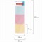 Блок самоклеящийся (стикеры) BRAUBERG, ПАСТЕЛЬНЫЙ, 76х76 мм, 3 цвета х 50 листов, 124808 124808