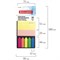 Блок (стикер) и закладки клейкие BRAUBERG, НАБОР 51х75 мм и 25х75 мм + закладки 12х44 мм, 20 листов, 122730 122730