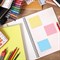 Блок самоклеящийся (стикеры) STAFF, ПАСТЕЛЬНЫЙ, 51х51 мм, 250 листов, 8 цветов, 129348 129348