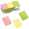 Блоки самоклеящиеся (стикеры) HOPAX, комплект 12 шт., 38х51 мм, 12х100 л., 3 цвета, неон, 21131 124081