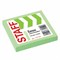 Блок самоклеящийся (стикеры) STAFF, 50х50 мм, 100 листов, зеленый, 127144 - фото 49127846