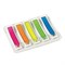 Закладки клейкие неоновые BRAUBERG, 48х10 мм, 100 штук (5 цветов х 20 листов), в пластиковом диспенсере, 122735 122735