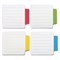 Блок-разделитель самоклеящийся (стикеры) BRAUBERG, ЛИНОВАННЫЙ, 70х70 мм, 4 цвета х 25 листов, ассорти, 126695 126695