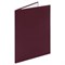 Папка адресная бумвинил без надписи, формат А4, бордовая, индивидуальная упаковка, STAFF "Basic", 129634 129634